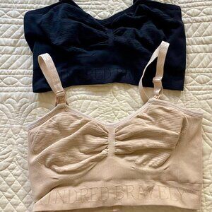 2 kindred bravely nursing and pumping bras (hands free)